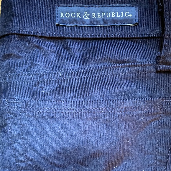 Rock &Republic Womens Dark Navy blue cords - Picture 3 of 4